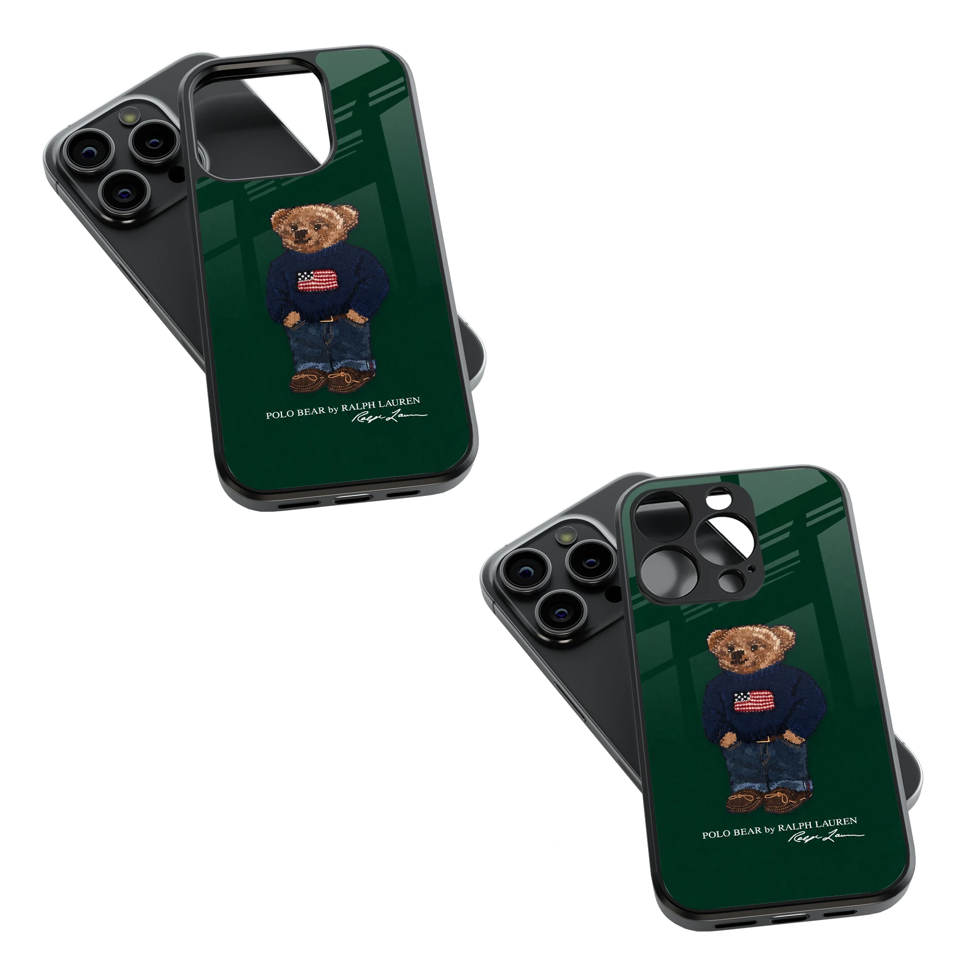 Trendy Glass Back Mobile Case for iPhone, Samsung, Redmi, OnePlus, Google Pixel, Motorola