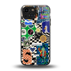 courage back phone cover | glass case for iphone 13 mini