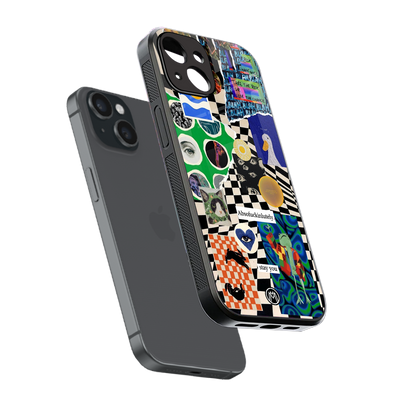 courage back phone cover | glass case for iphone 13 mini