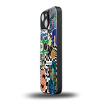 courage back phone cover | glass case for iphone 13 mini