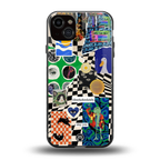 courage back phone cover | glass case for iphone 14 plus