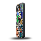 courage back phone cover | glass case for iphone 14 plus