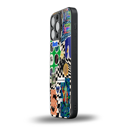 courage back phone cover | glass case for iphone 14 pro max