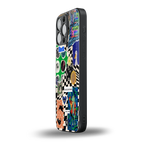 courage back phone cover | glass case for iphone 16 pro max