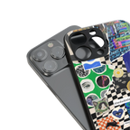 courage back phone cover | glass case for iphone 15 plus