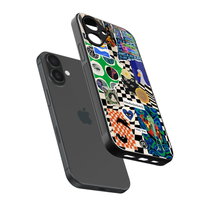 courage back phone cover | glass case for iphone 16