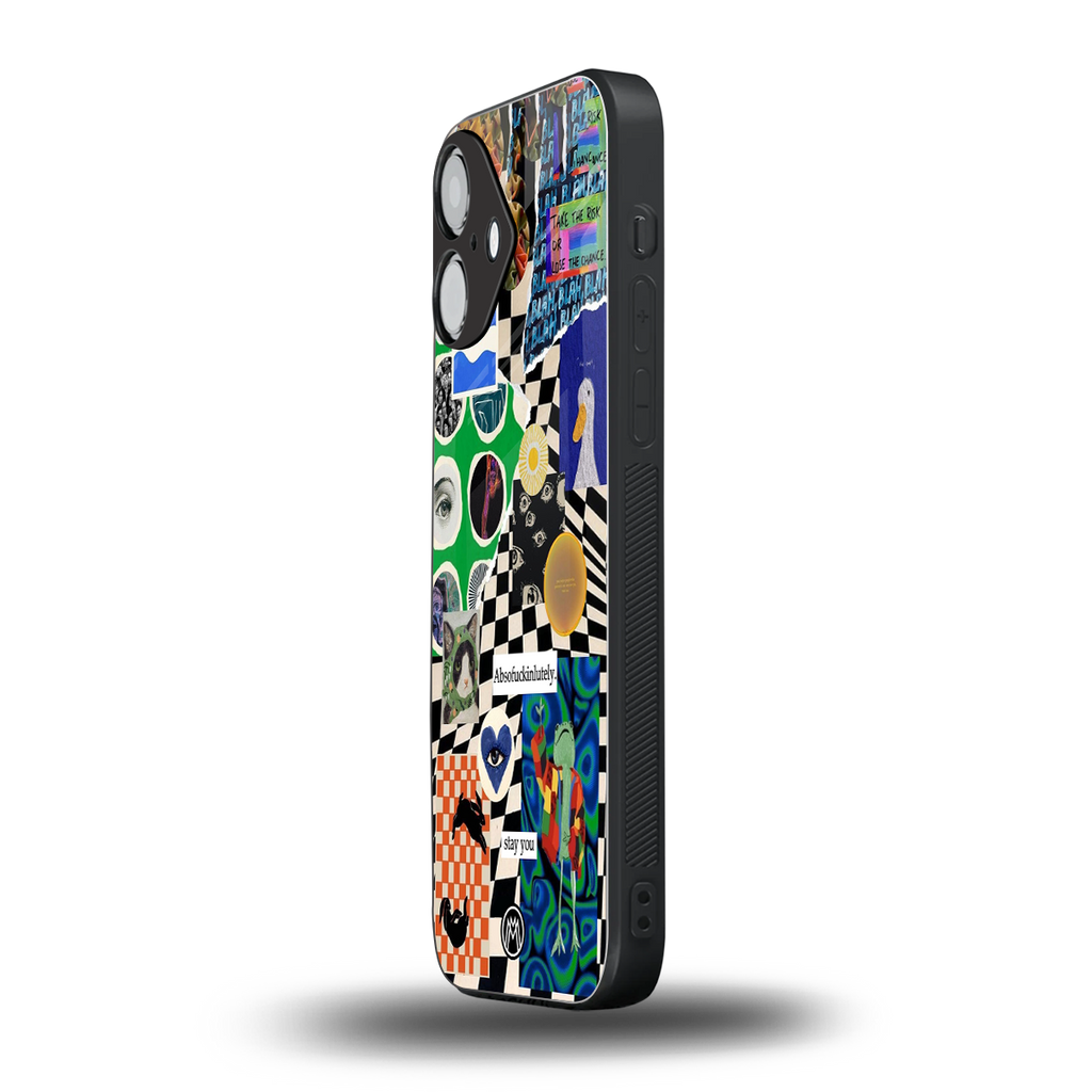 courage back phone cover | glass case for iphone 16