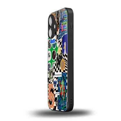 courage back phone cover | glass case for iphone 16