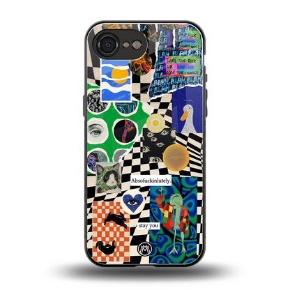 courage back phone cover | glass case for iphone 16e