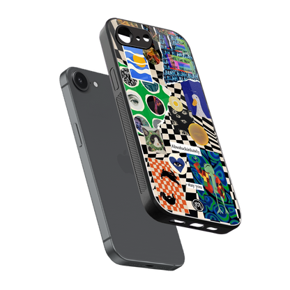 courage back phone cover | glass case for iphone 16e