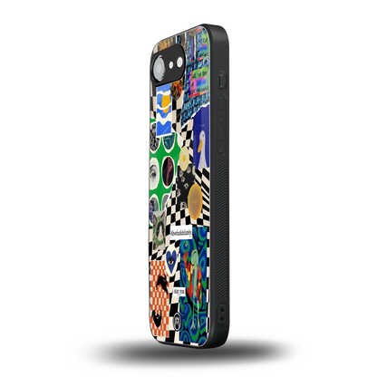 courage back phone cover | glass case for iphone 16e