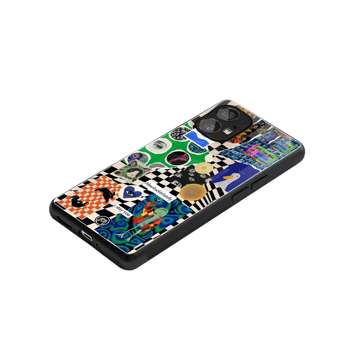 courage back phone cover | glass case for nothing phone 1