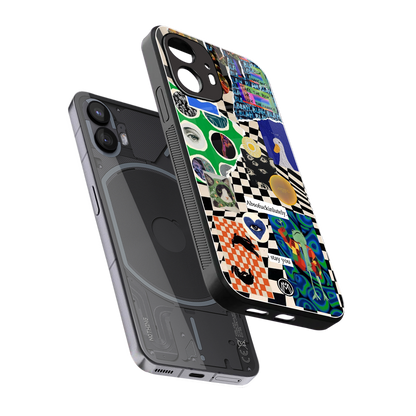 courage back phone cover | glass case for nothing phone 2