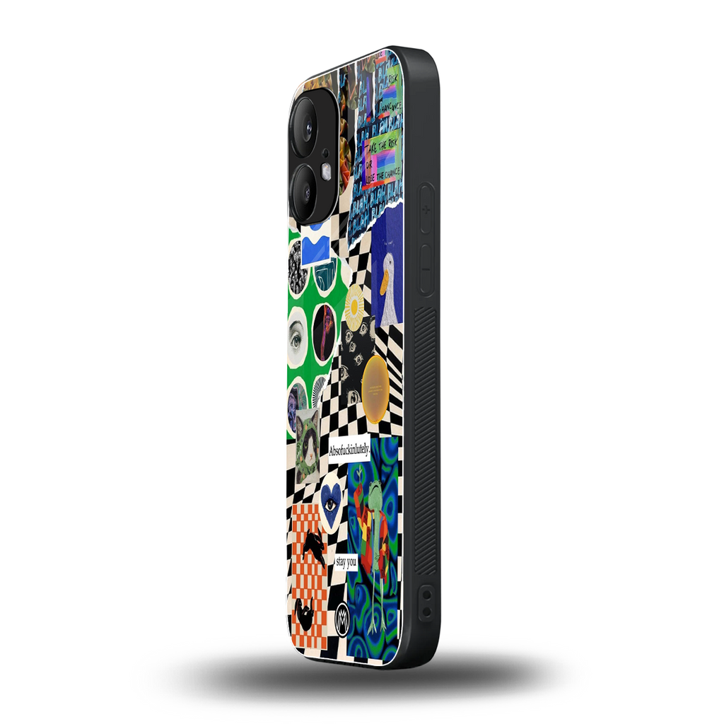 courage back phone cover | glass case for nothing phone 2