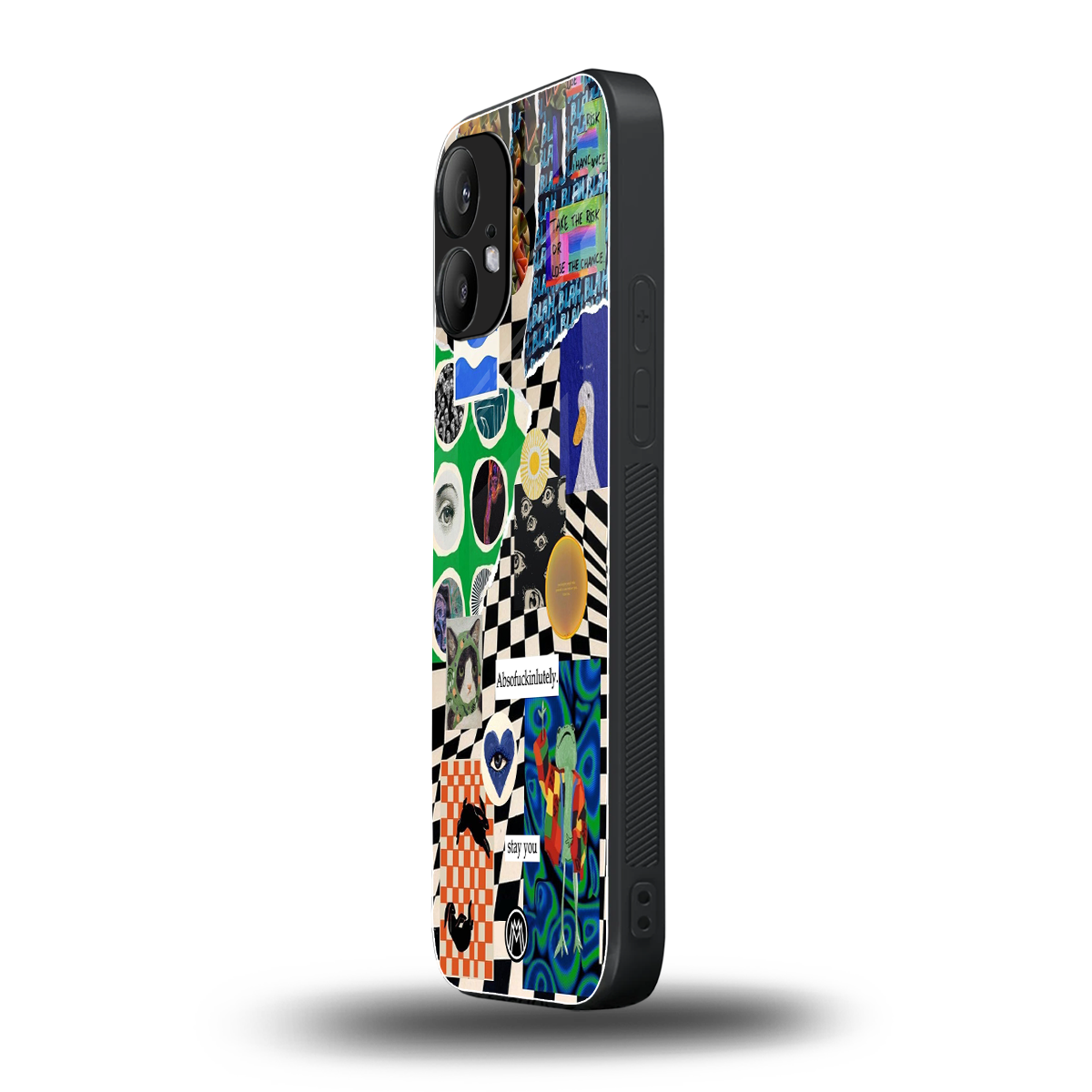 courage back phone cover | glass case for nothing phone 2