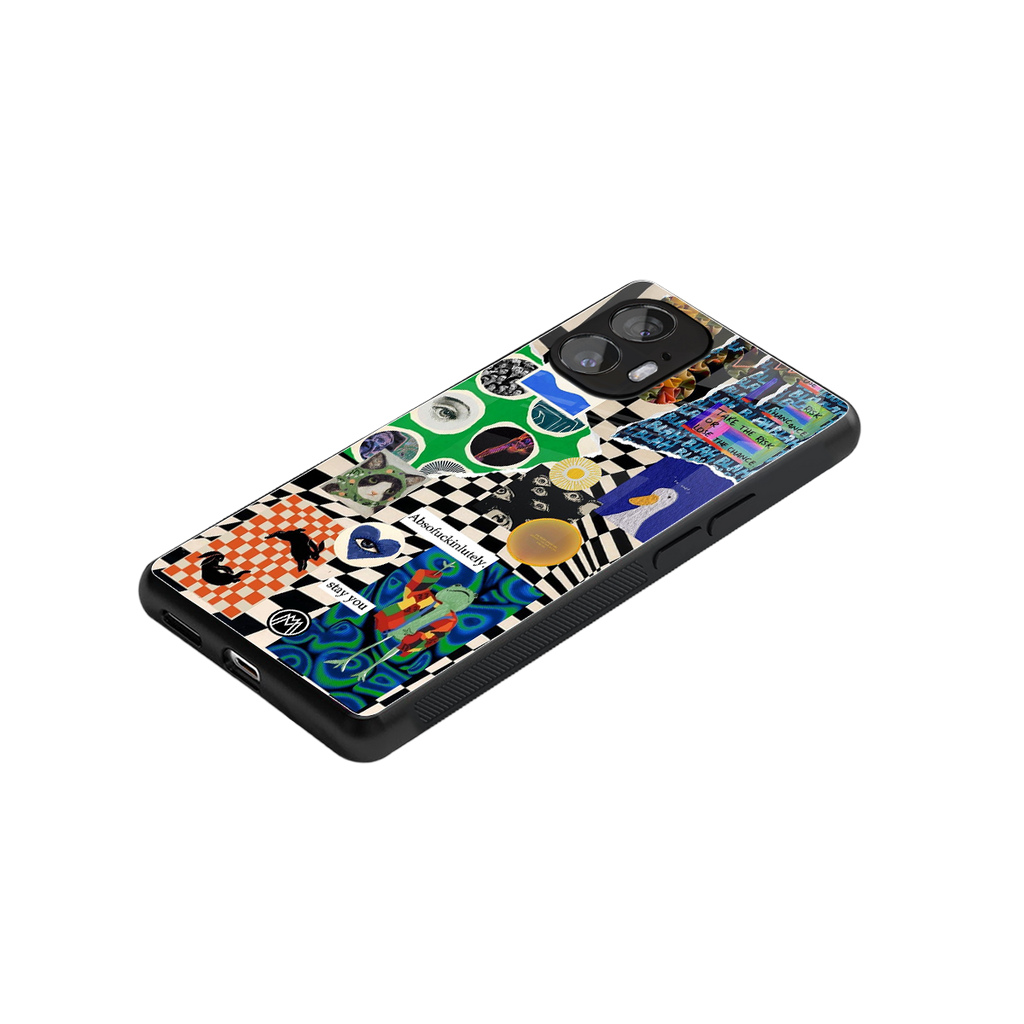 courage back phone cover | glass case for nothing phone 2