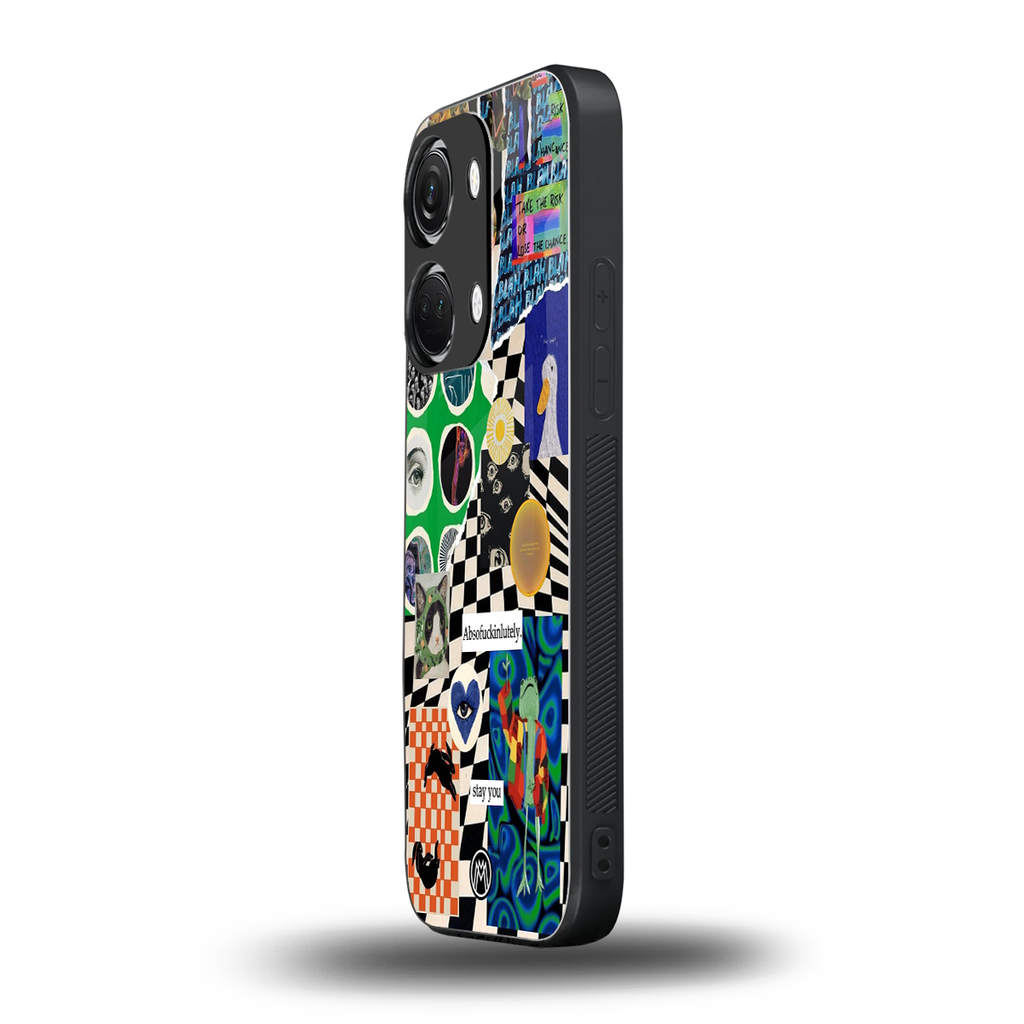 courage back phone cover | glass case for oneplus nord 3