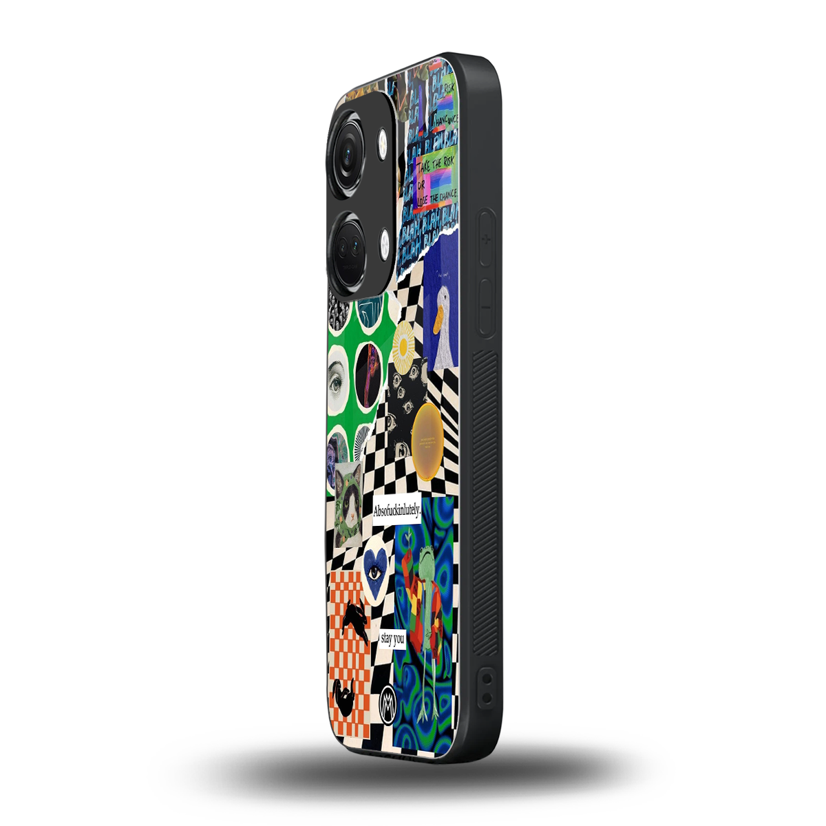 courage back phone cover | glass case for oneplus nord 3