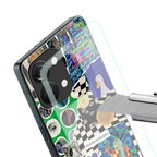 courage back phone cover | glass case for oneplus nord 3