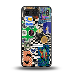 courage back phone cover | glass case for oneplus nord 4