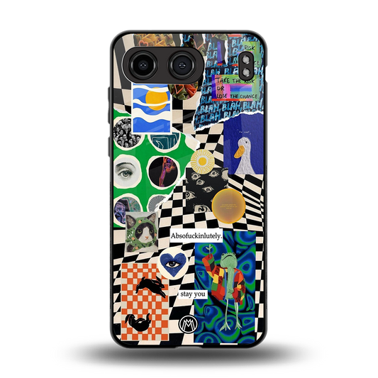 courage back phone cover | glass case for oneplus nord 4