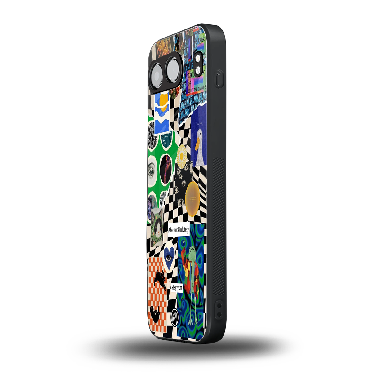 courage back phone cover | glass case for oneplus nord 4