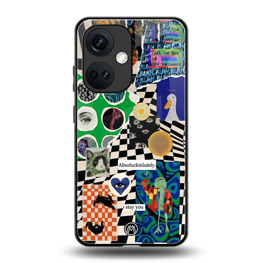 courage back phone cover | glass case for oneplus nord ce 3