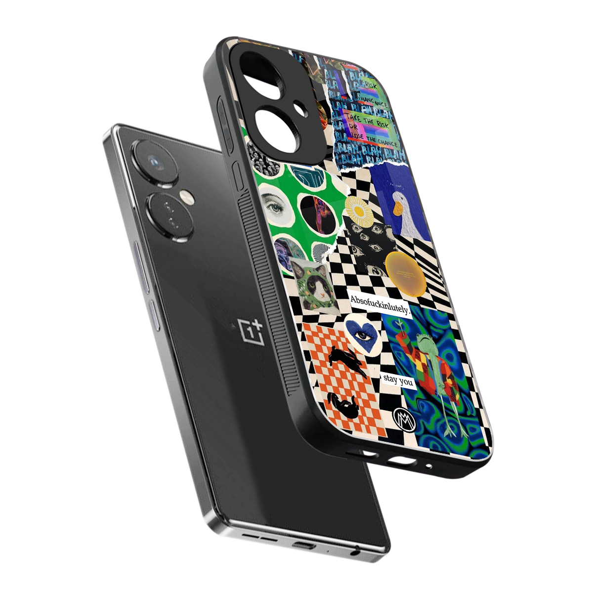 courage back phone cover | glass case for oneplus nord ce 3
