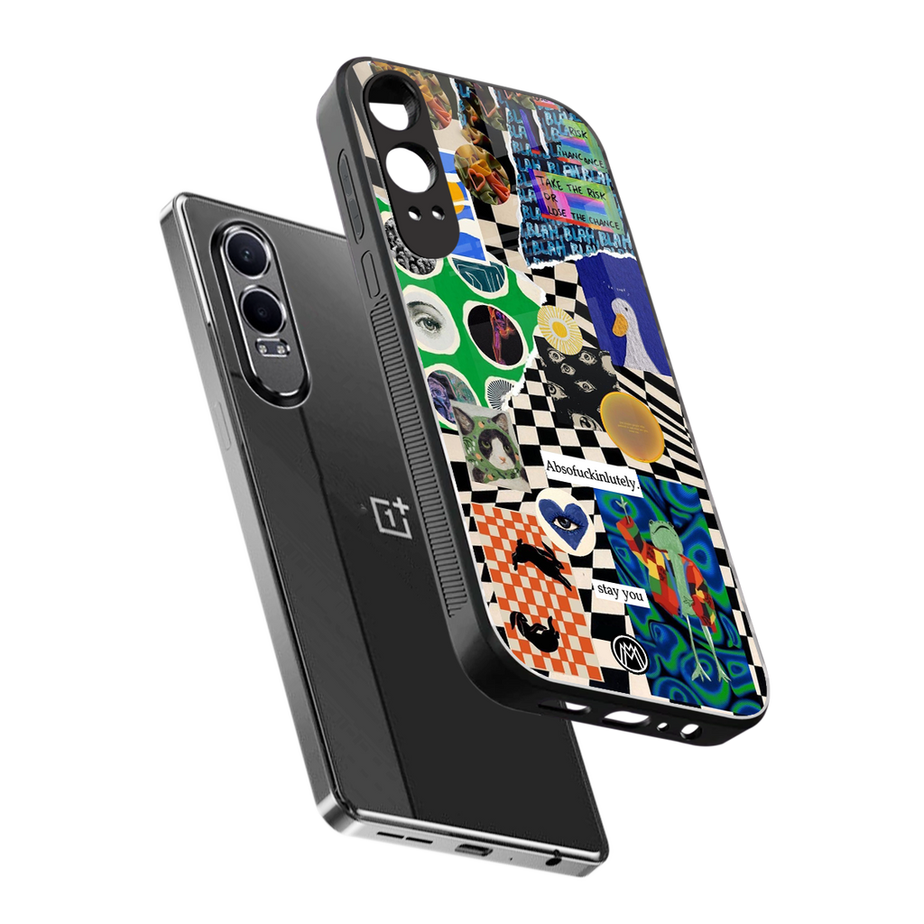 courage back phone cover | glass case for oneplus nord ce 4 lite