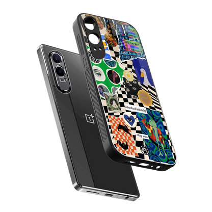 courage back phone cover | glass case for oneplus nord ce 4 lite