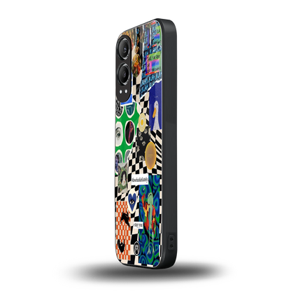 courage back phone cover | glass case for oneplus nord ce 4 lite