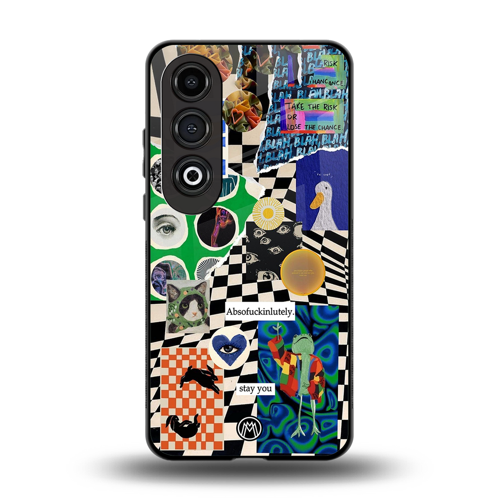 courage back phone cover | glass case for oneplus nord ce 4