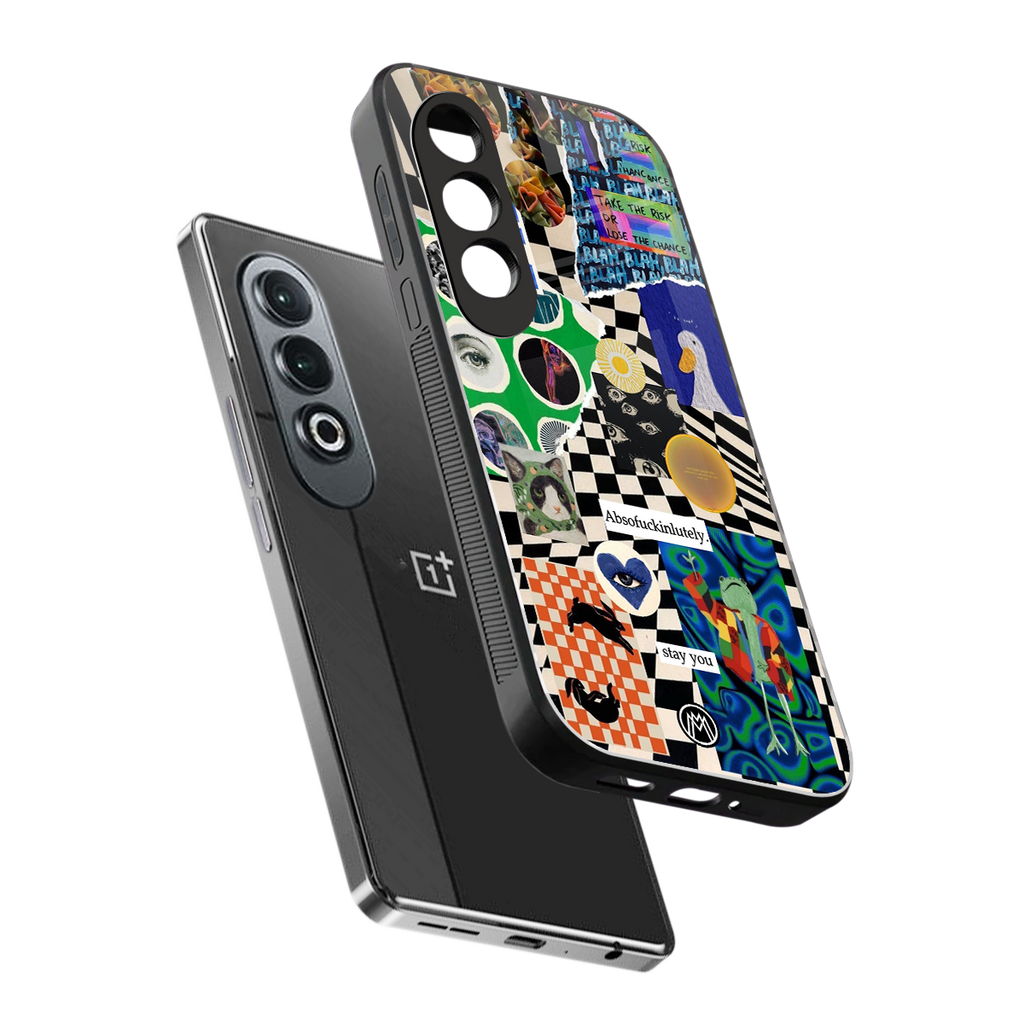 courage back phone cover | glass case for oneplus nord ce 4