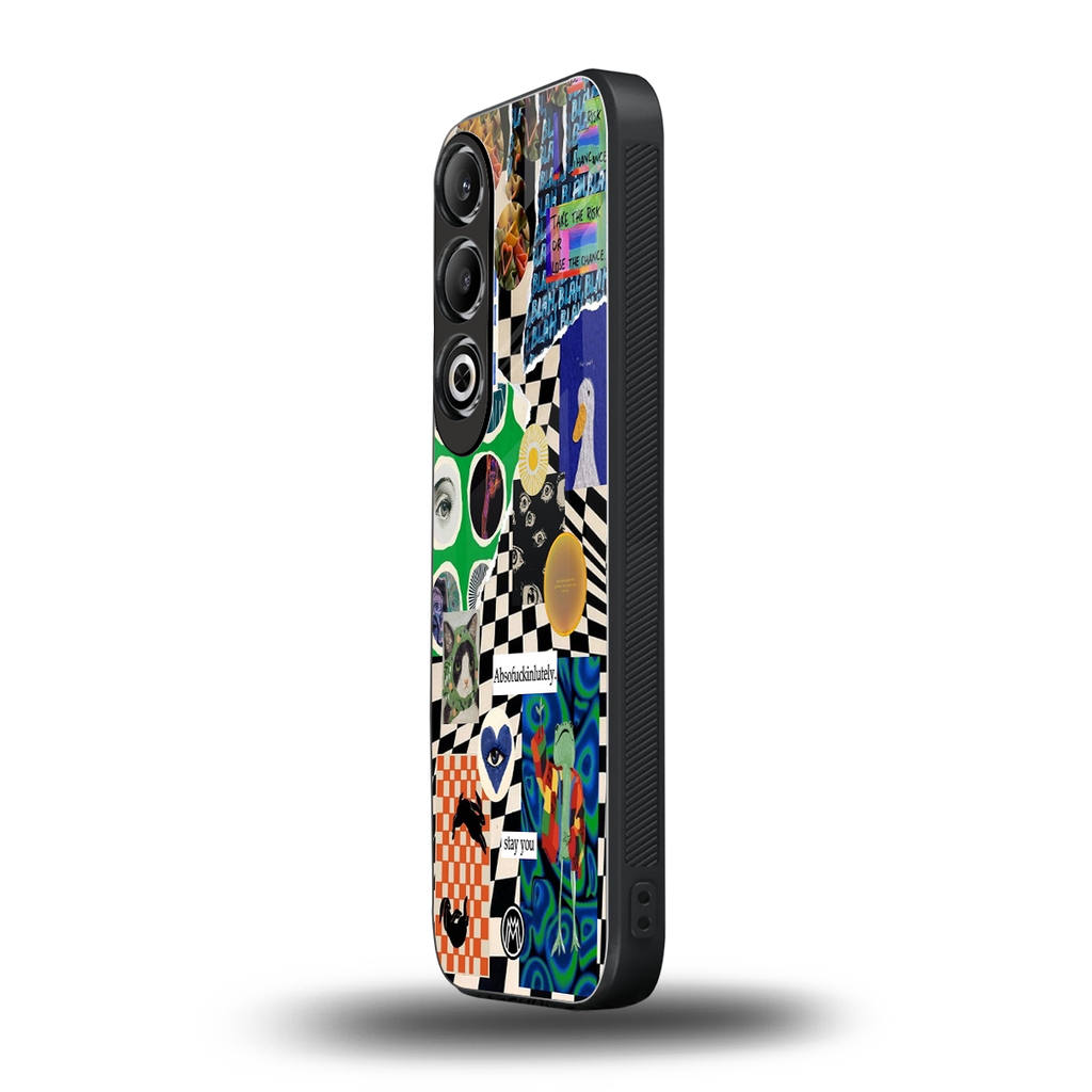 courage back phone cover | glass case for oneplus nord ce 4