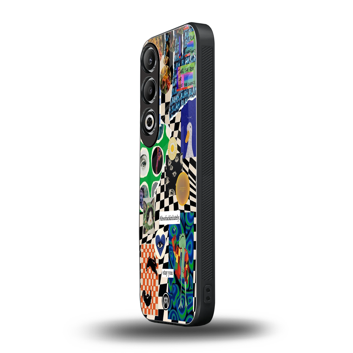 courage back phone cover | glass case for oneplus nord ce 4