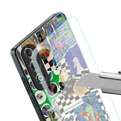 courage back phone cover | glass case for oneplus nord ce 4