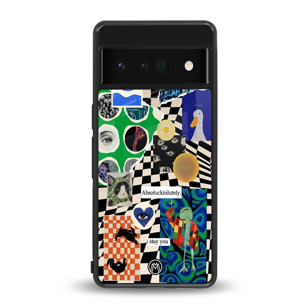 courage back phone cover | glass case for google pixel 6 pro