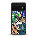 courage back phone cover | glass case for google pixel 6 pro