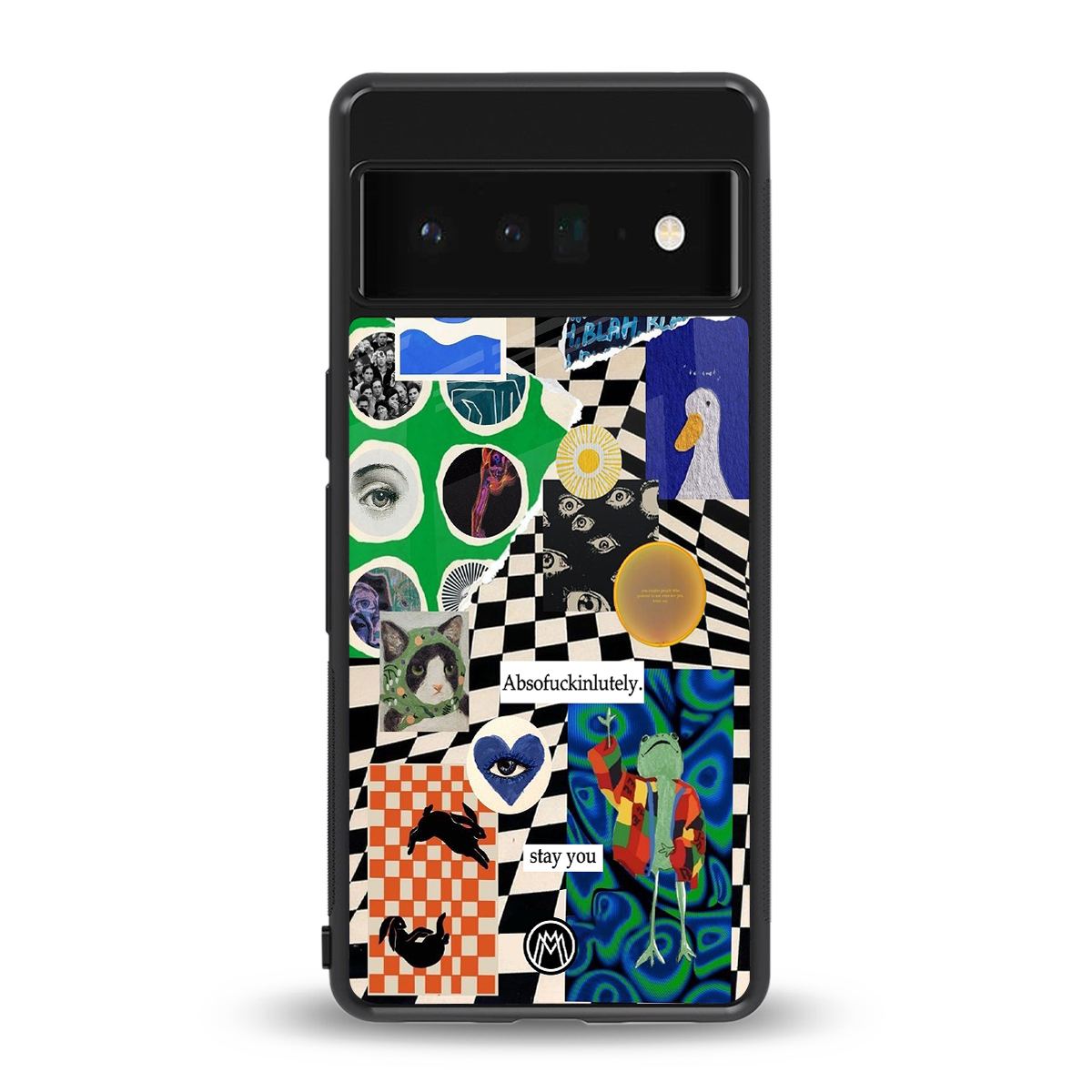 courage back phone cover | glass case for google pixel 6 pro
