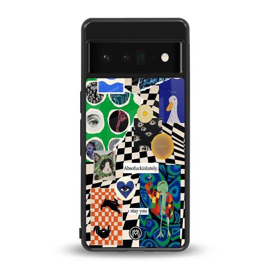 courage back phone cover | glass case for google pixel 6 pro