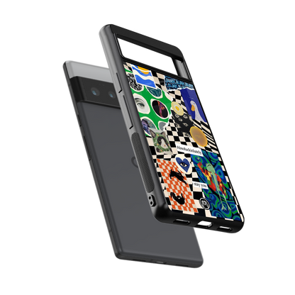 courage back phone cover | glass case for google pixel 6 pro
