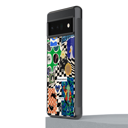 courage back phone cover | glass case for google pixel 6 pro