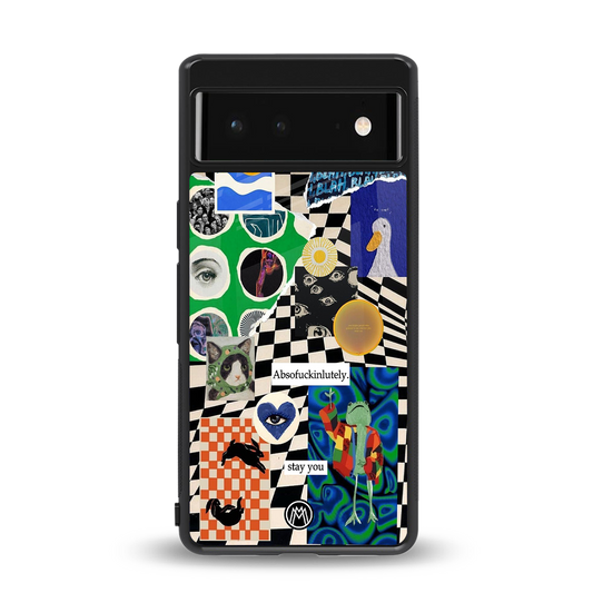 courage back phone cover | glass case for Google Pixel 6A