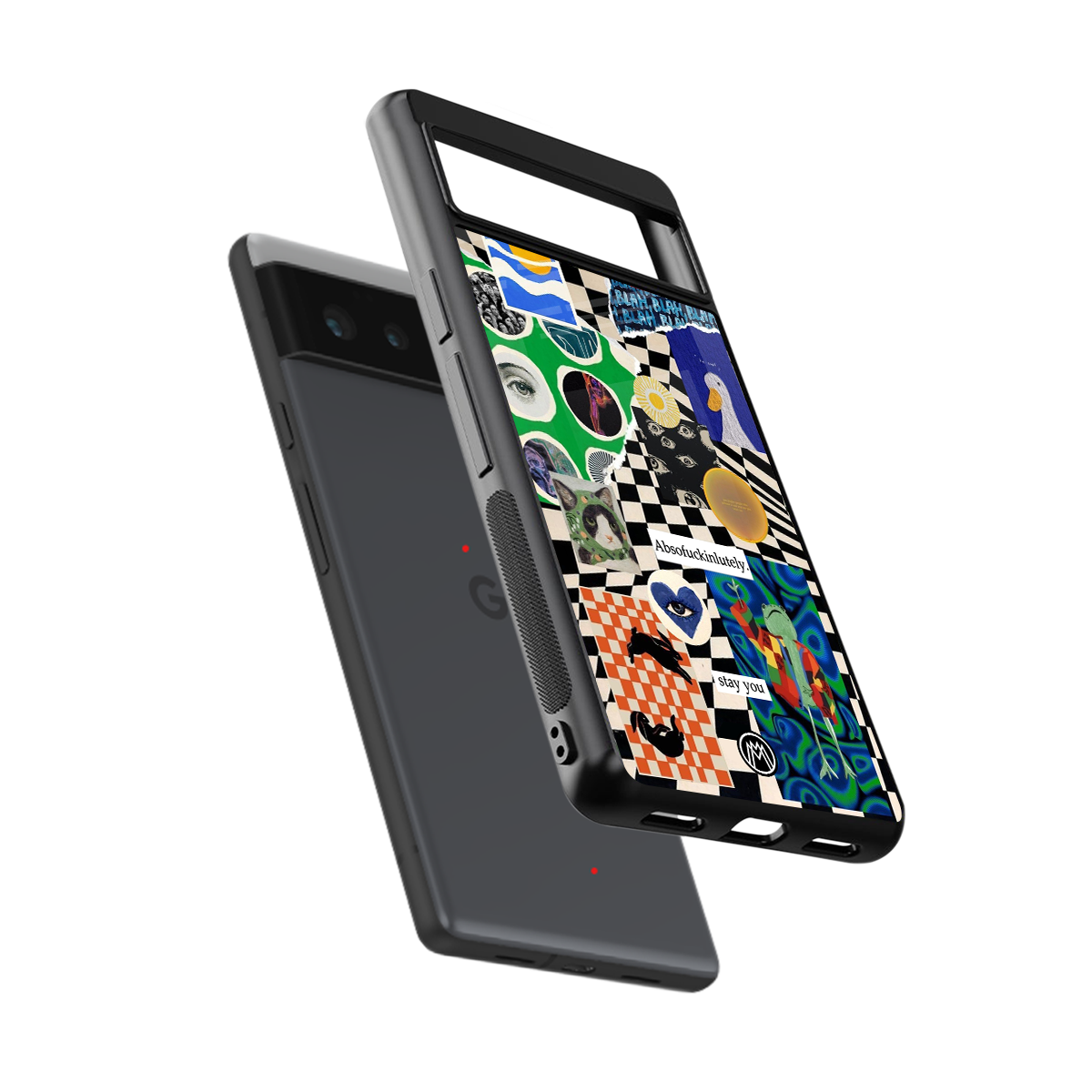 courage back phone cover | glass case for google pixel 6