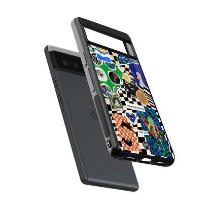 courage back phone cover | glass case for Google Pixel 6A