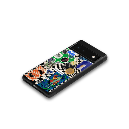courage back phone cover | glass case for Google Pixel 6A