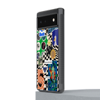 courage back phone cover | glass case for google pixel 6