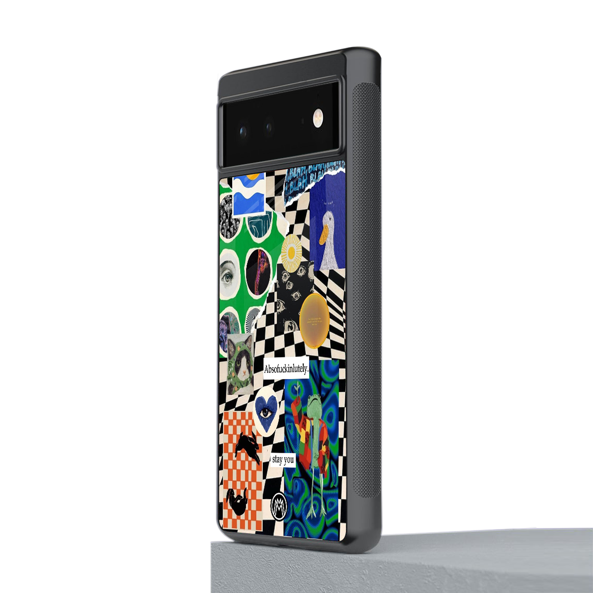 courage back phone cover | glass case for Google Pixel 6A