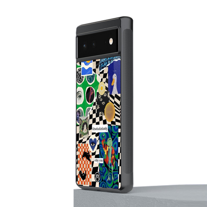 courage back phone cover | glass case for Google Pixel 6A