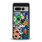courage back phone cover | glass case for google pixel 7 pro